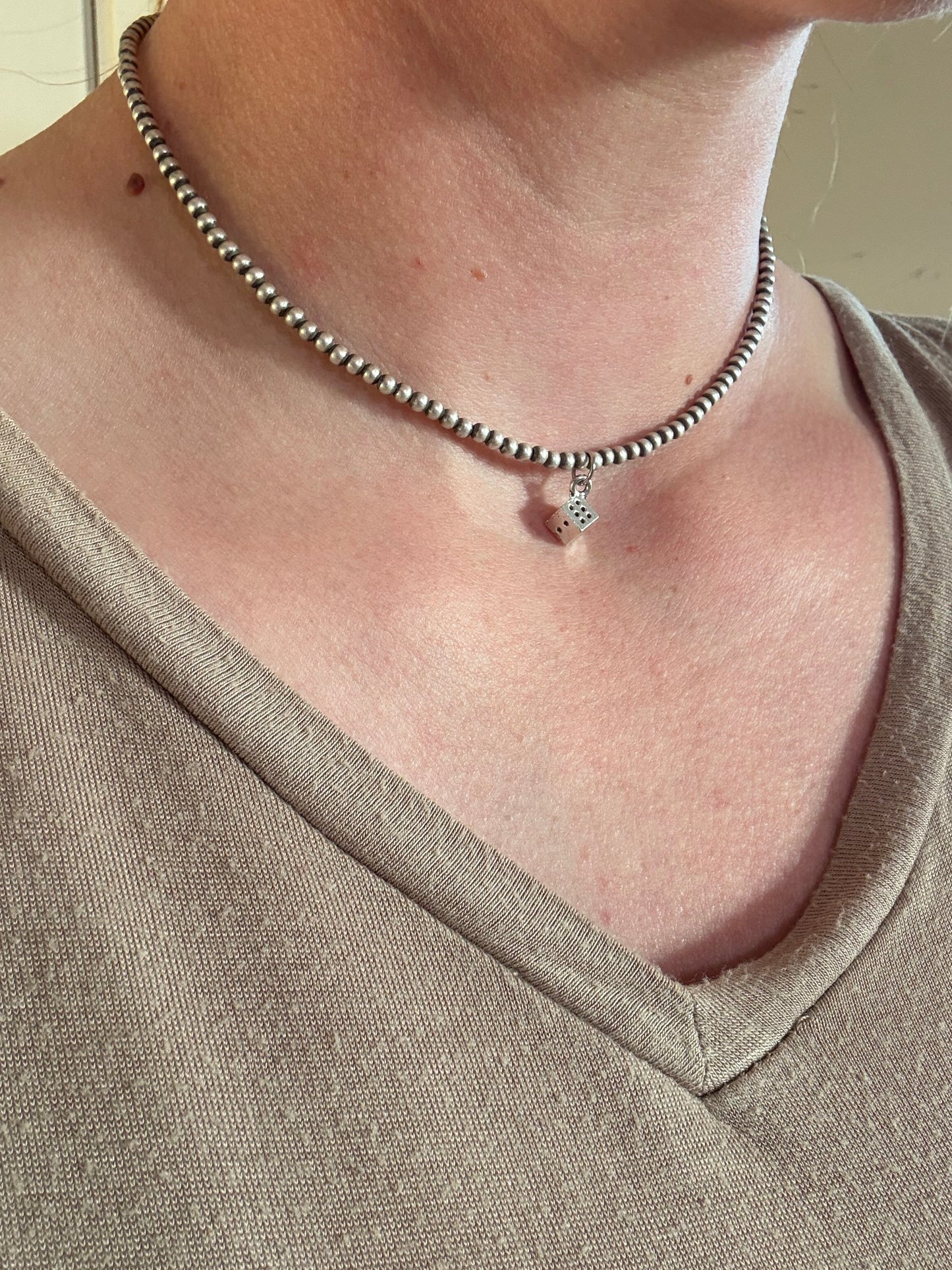 Dice Charm Necklace