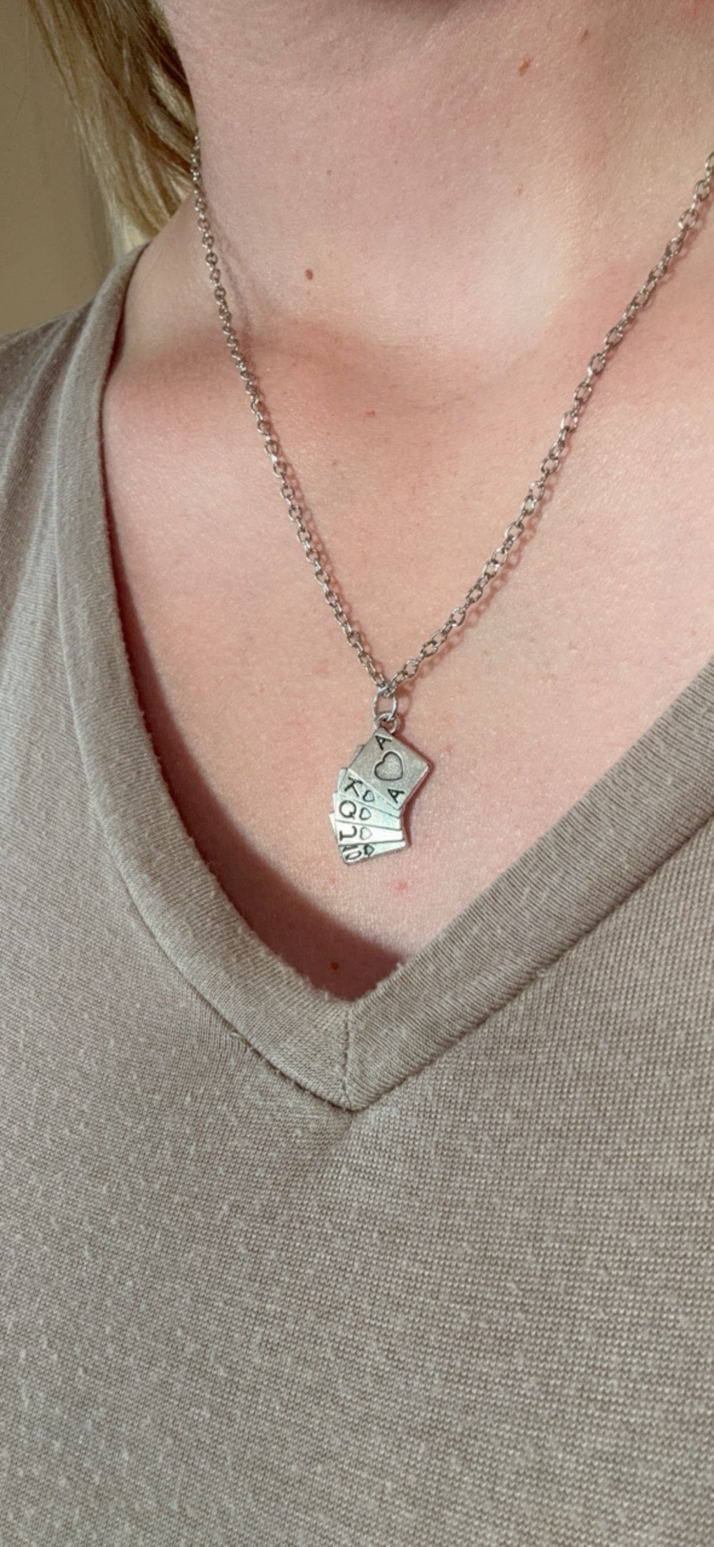 Straight Flush Necklace
