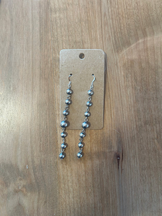 Navajo pearl earring dangle